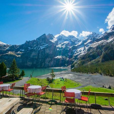 Berghotel Oeschinensee Kandersteg Exterior foto