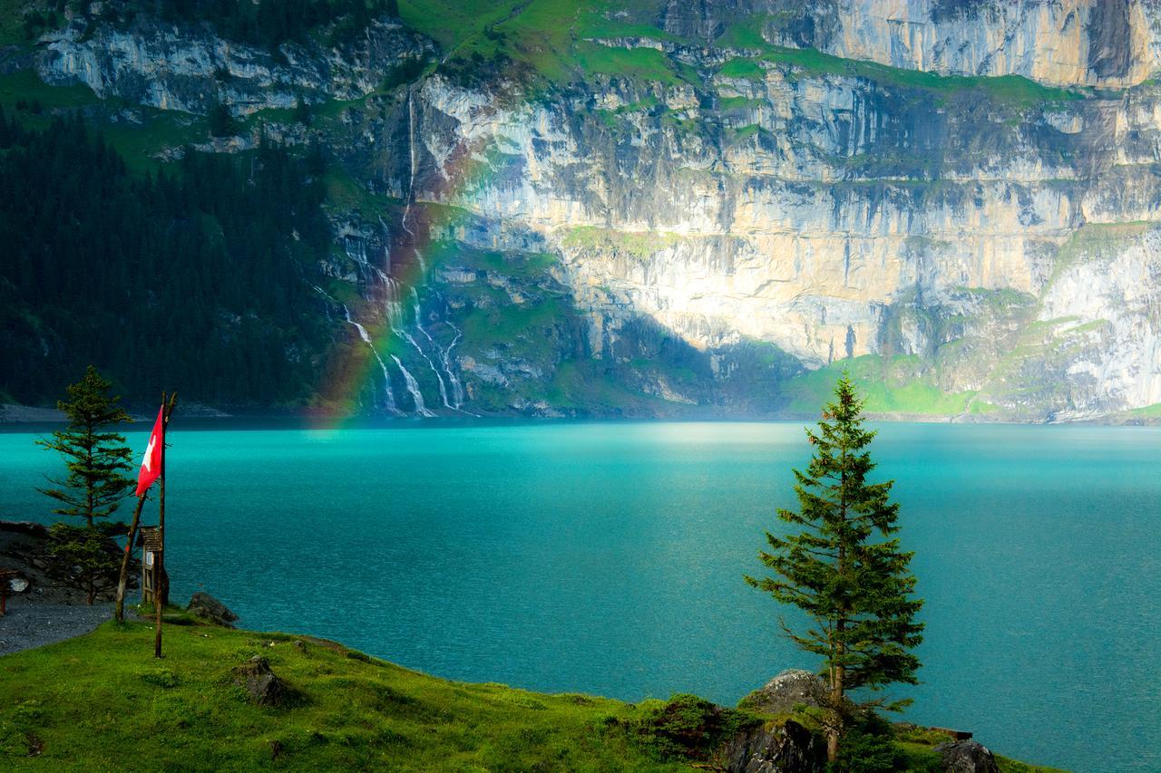 Berghotel Oeschinensee Kandersteg Exterior foto