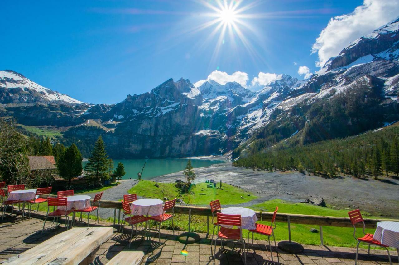 Berghotel Oeschinensee Kandersteg Exterior foto