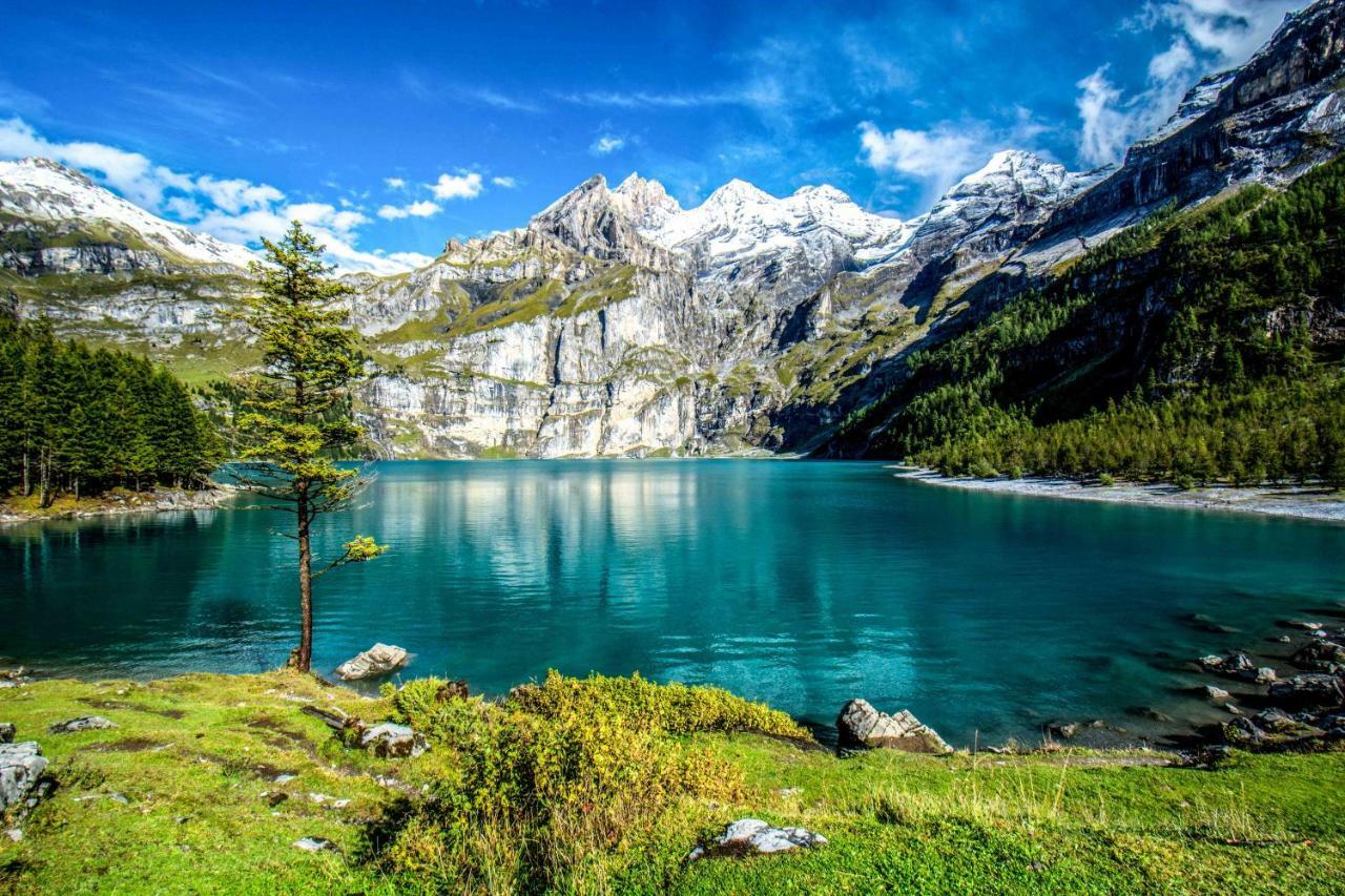 Berghotel Oeschinensee Kandersteg Exterior foto