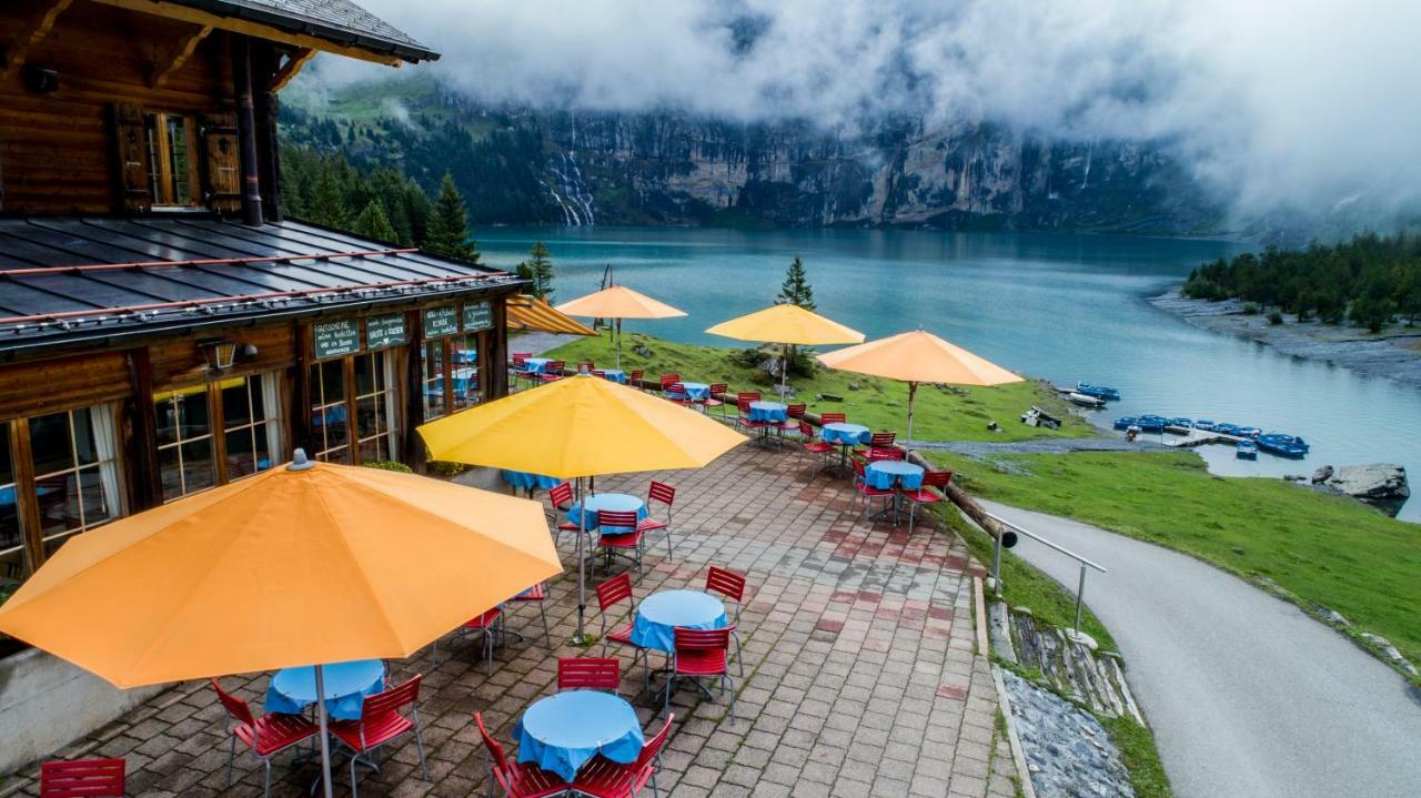 Berghotel Oeschinensee Kandersteg Exterior foto