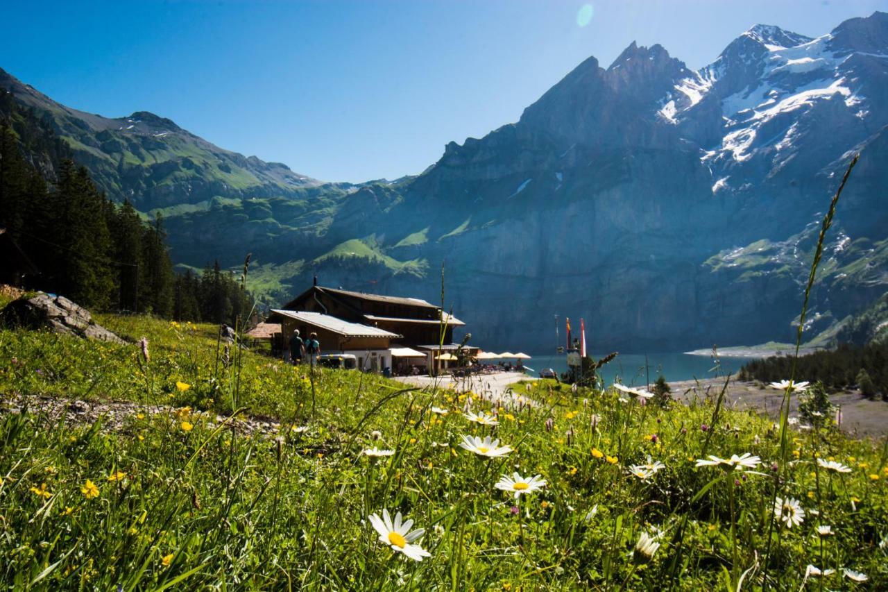 Berghotel Oeschinensee Kandersteg Exterior foto