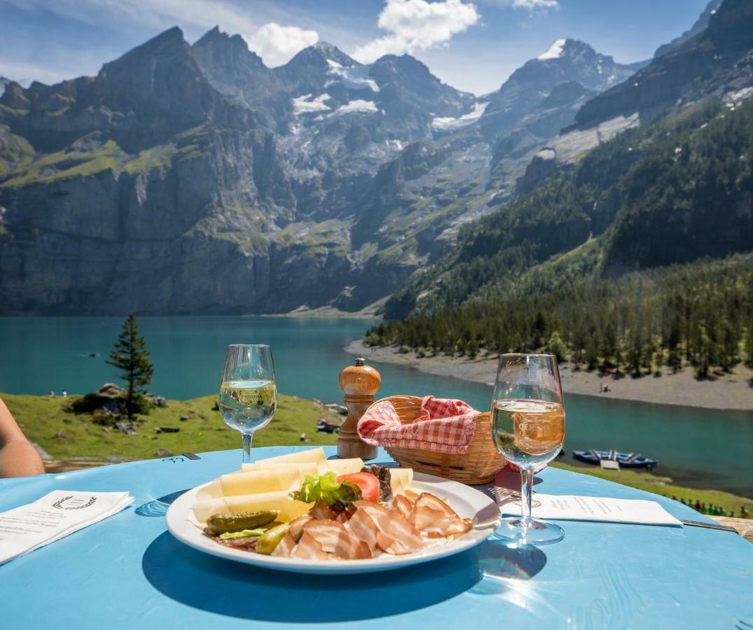 Berghotel Oeschinensee Kandersteg Exterior foto